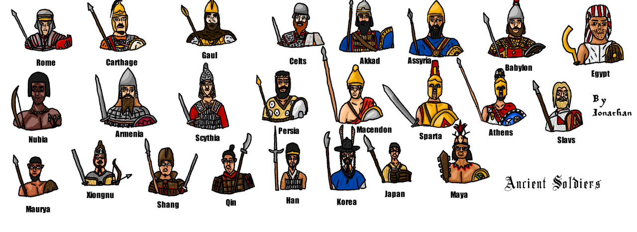 Ancient Java Soldier Ancient Soldiers by jonicor on DeviantArt