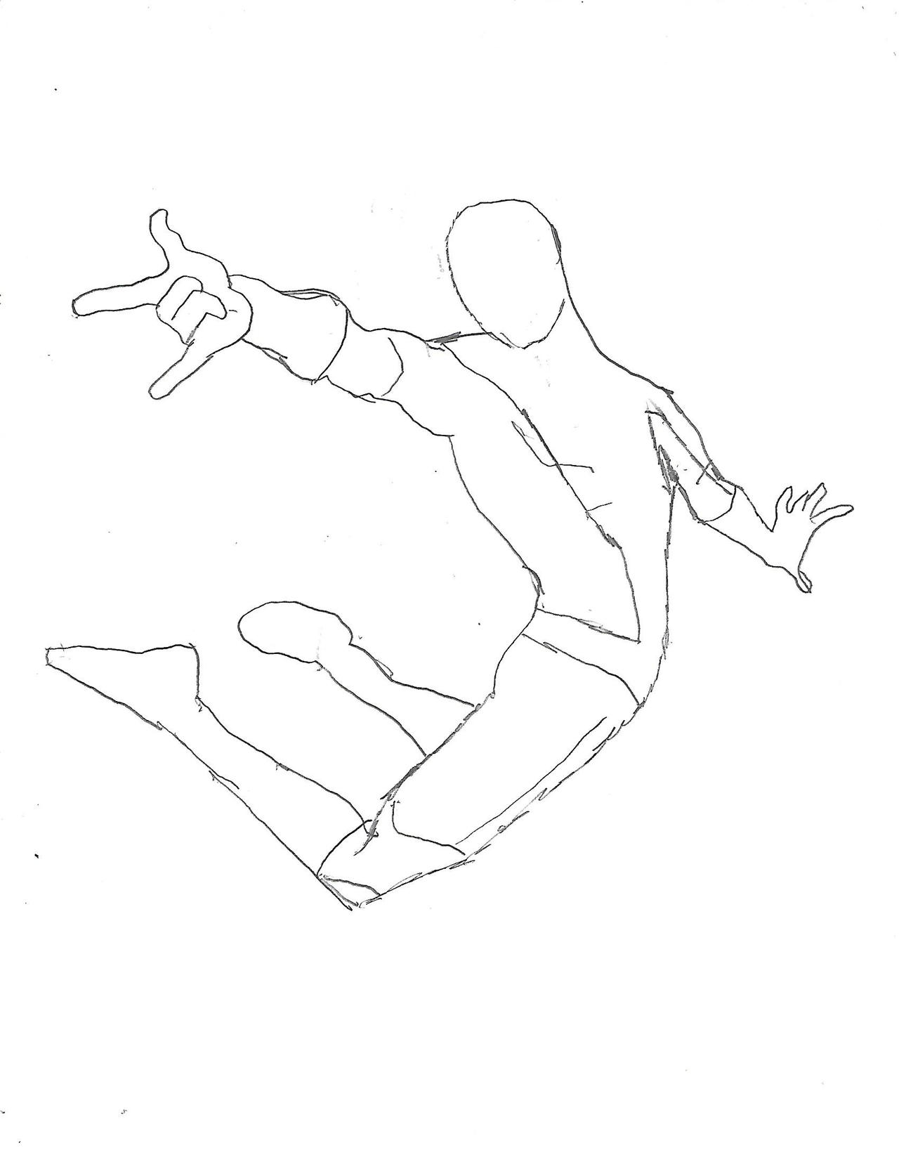 SpiderMan Draw Base by spidey127 on DeviantArt