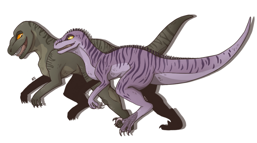 Fictional Raptors |commission| raptors by frina-voorhees on DeviantArt