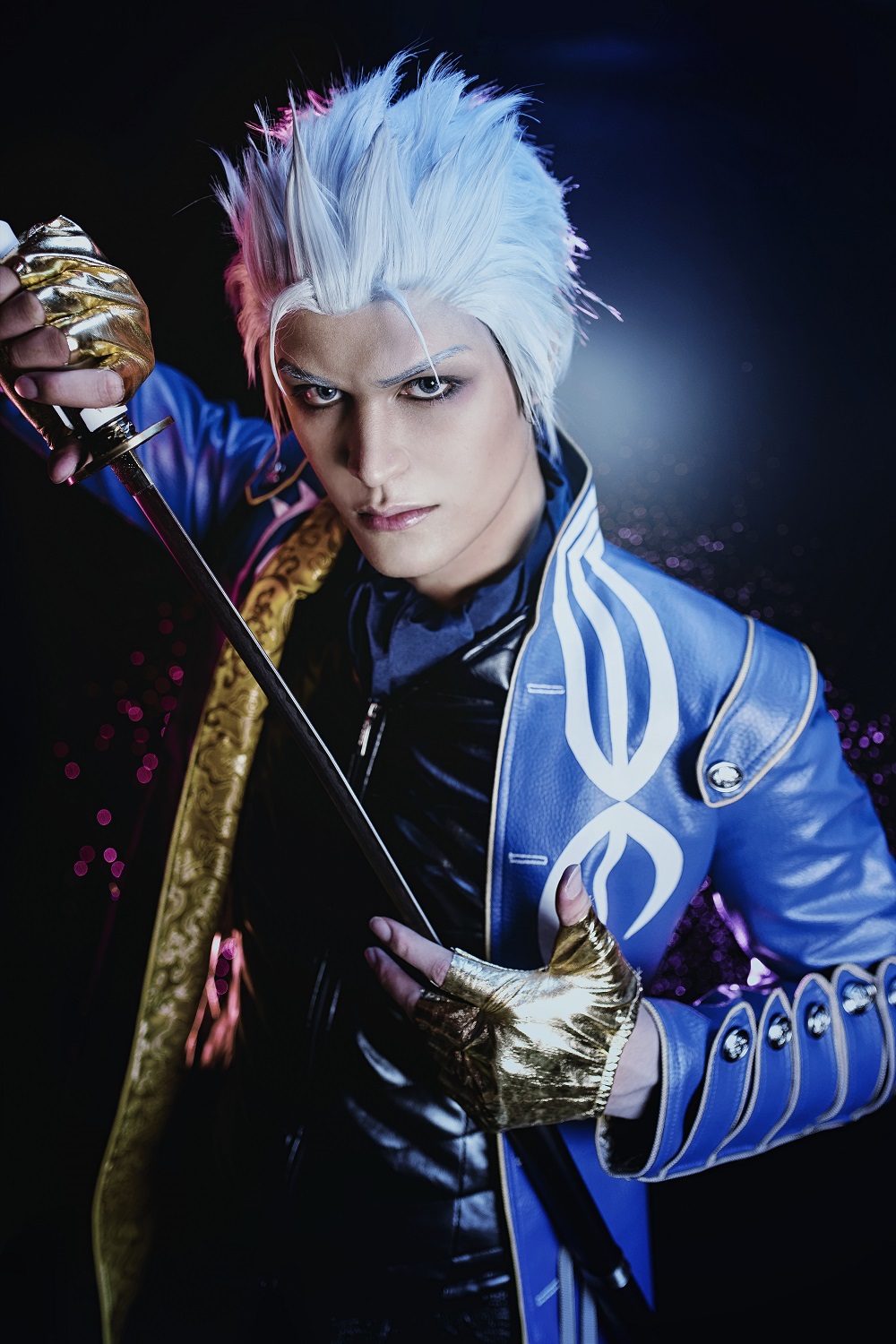 Devil May Cry III 3 Vergil Cosplay Wig