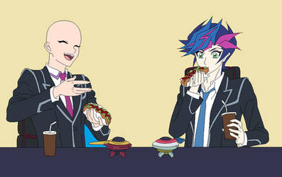 Yugioh Vrains Oc and Yusaku base (Give credit)