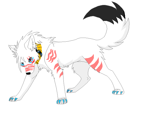 Lenzia Fire Wolf form