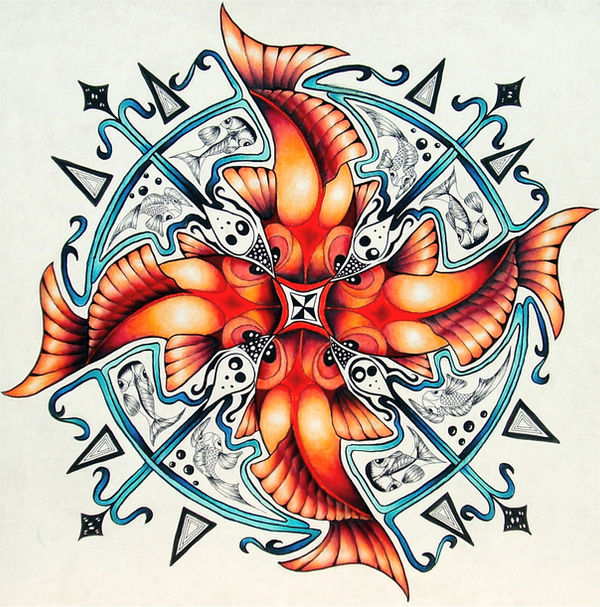 Fish pattern by Zeldagal on DeviantArt