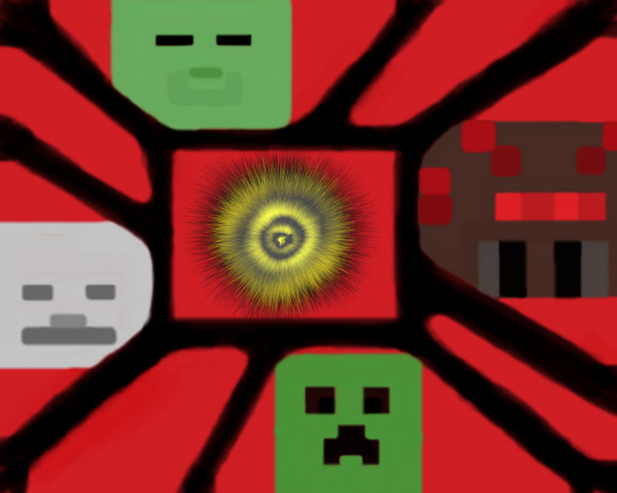 abstract minecraft by blockdude222 on DeviantArt