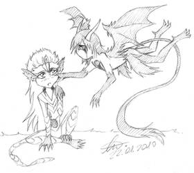 Chibi GrimmUlqui by shirotenshi-chan