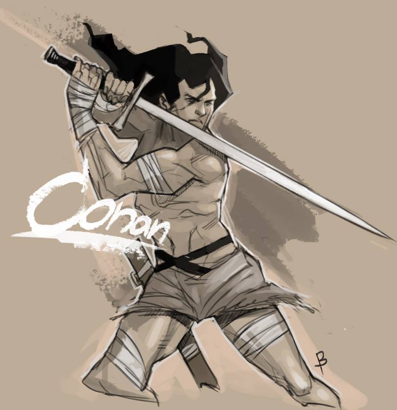 Conan fanart sketch