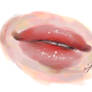 Digital art lip study