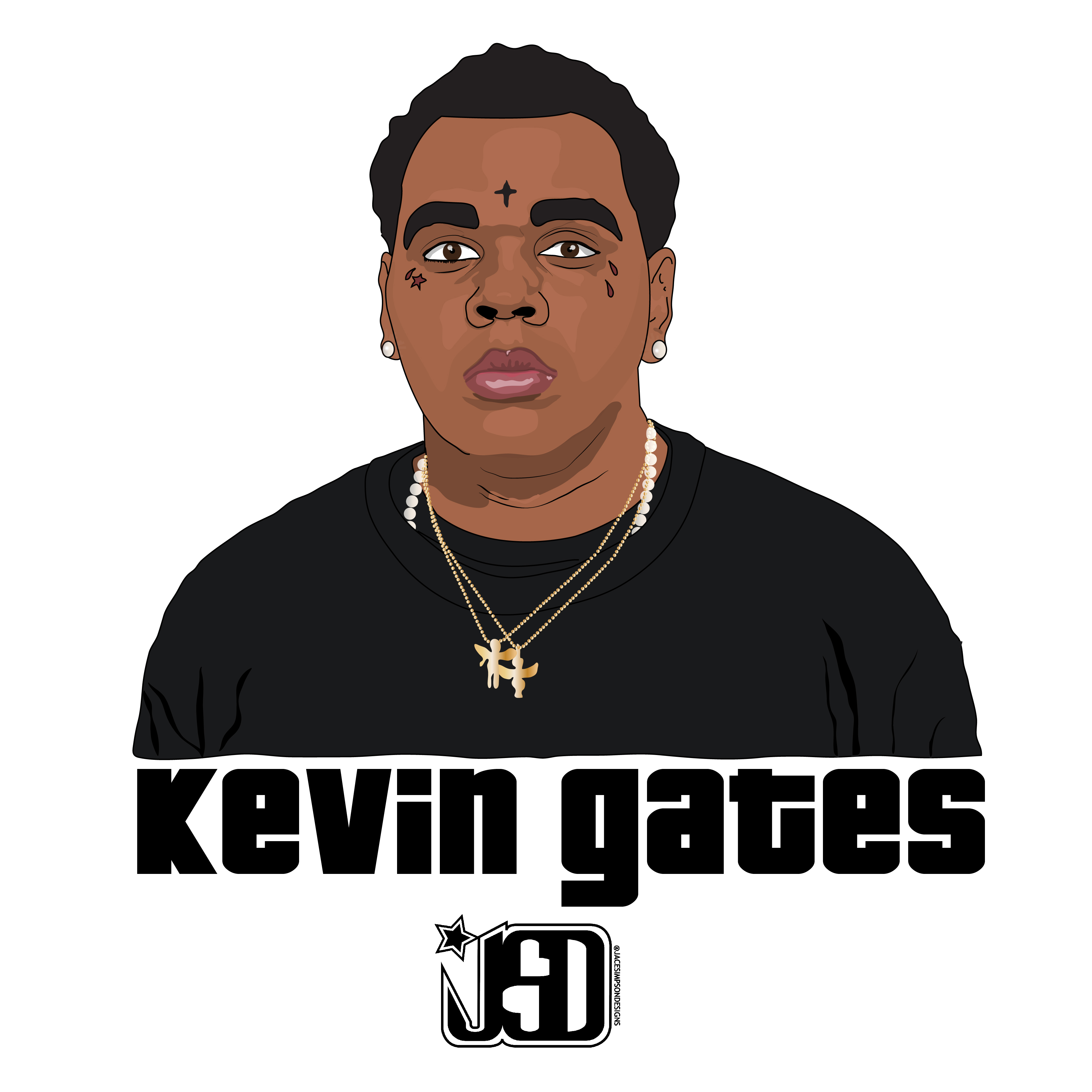 Kevin Gates by jacesimpsondesigns on DeviantArt