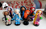Disney Princesses (FIMO) by BeOkcreations