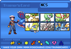 NintendoCapriSun Pokemon Sapphire Trainer Card