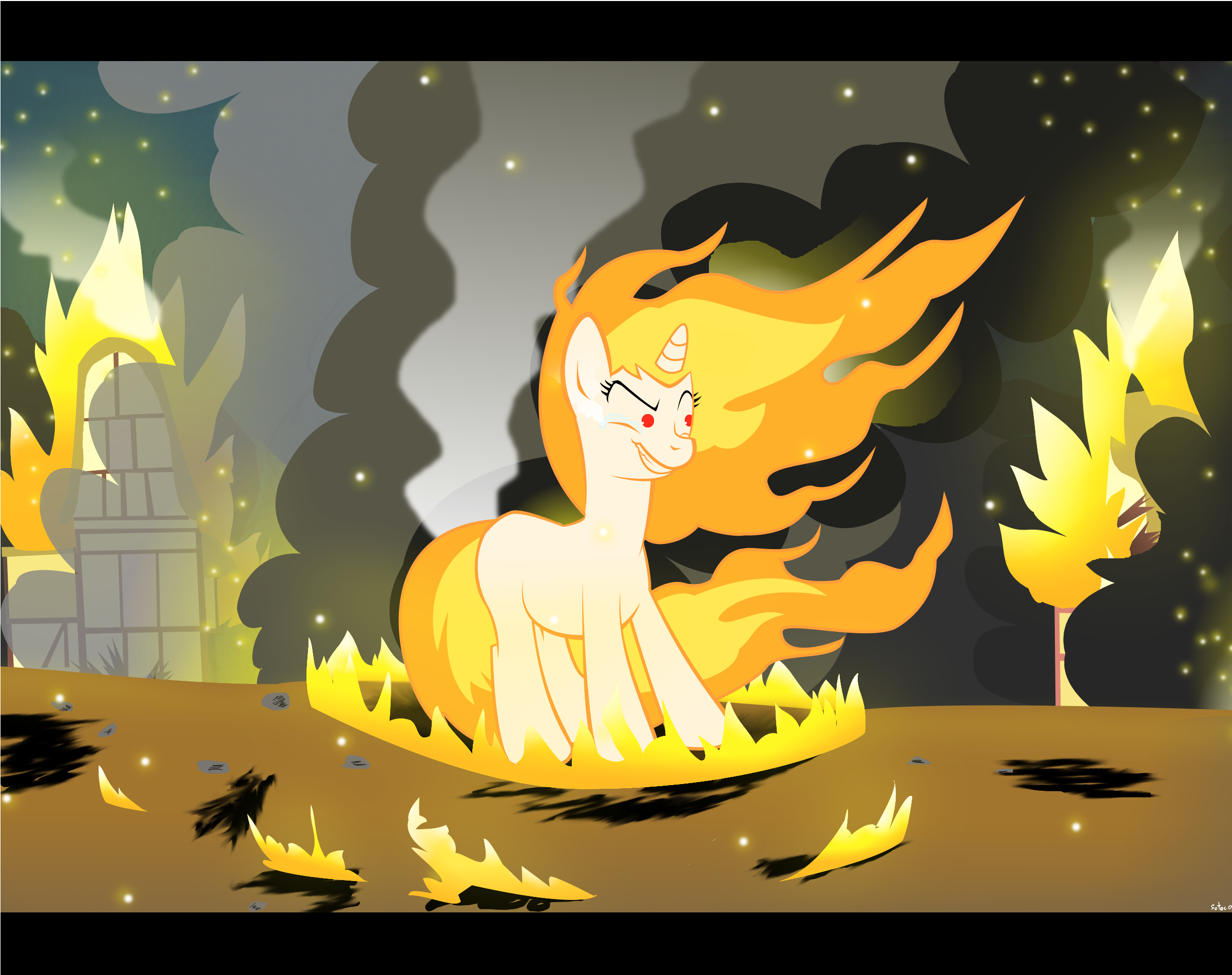 twilight sparkle burn