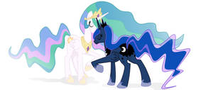 Celestia and Luna