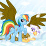 Rainbow dash and Gilda