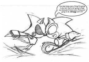 Hyper Metal Sonic Vs Sonic