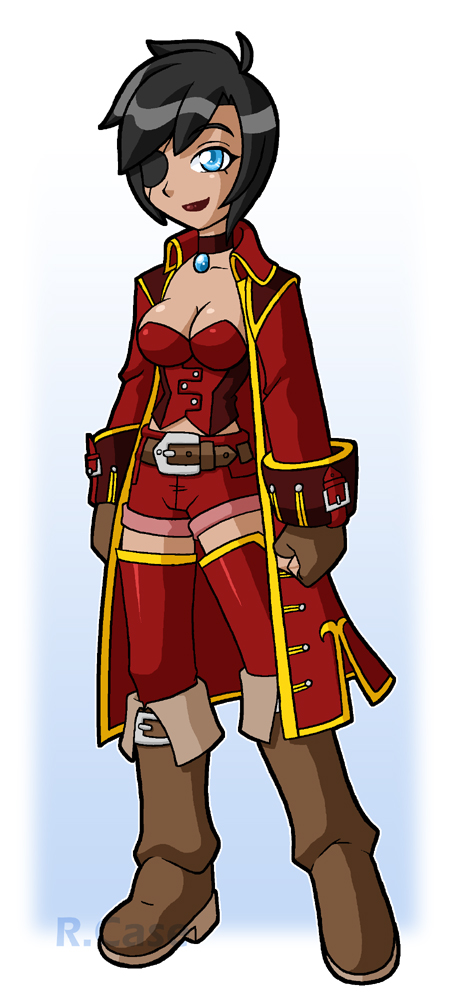 Pirate Captin Crimson Color