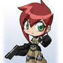 Chibi Soldier Girl