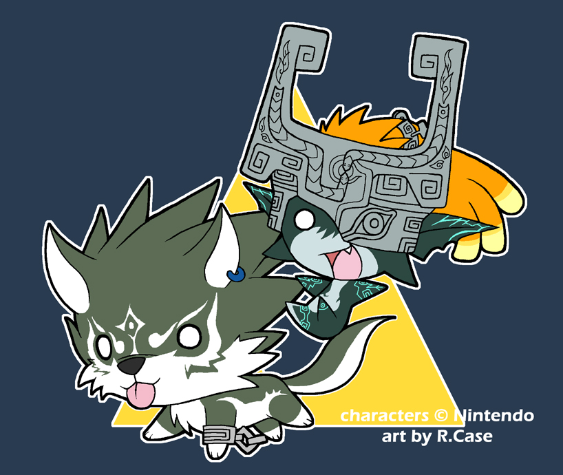 Little Wolf Link and Midna