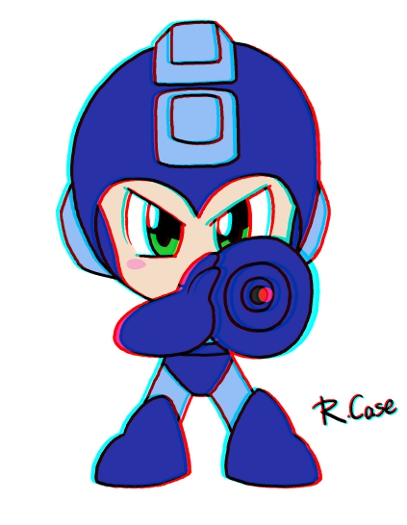 3D Mega Man test