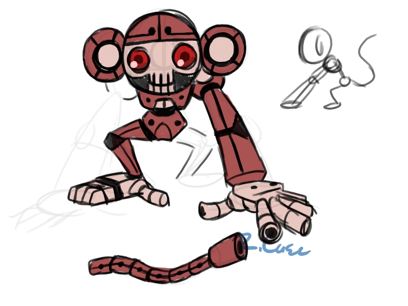 Reaverbot Monkey design