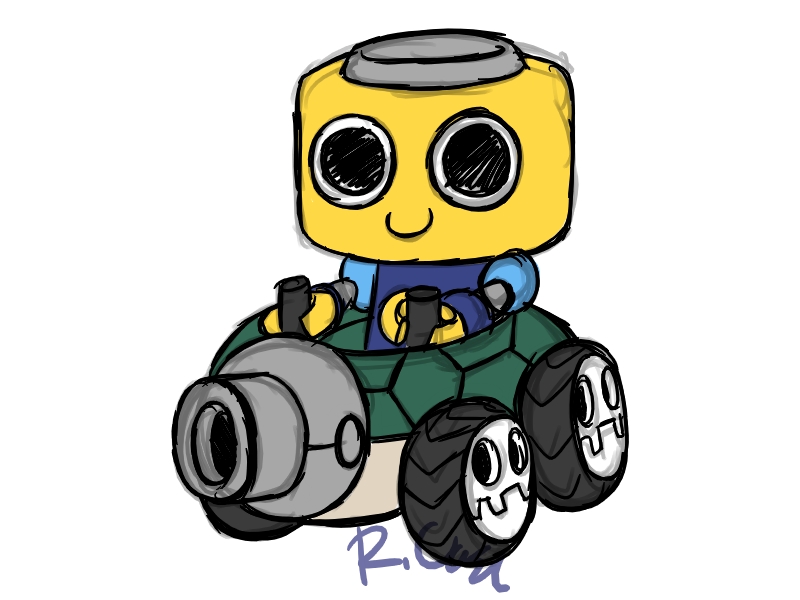 ServeBot turtle kart design