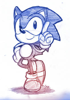 Classic Sonic sketch