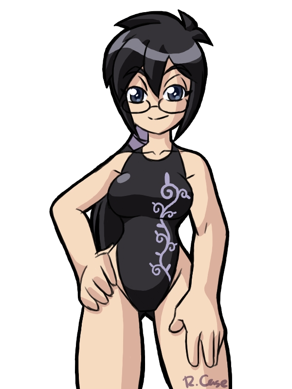 Miss Violet's swimsuit