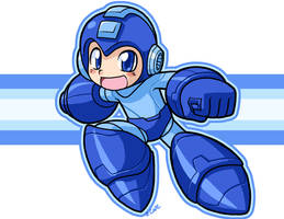 MegaMan ready to smash some bros