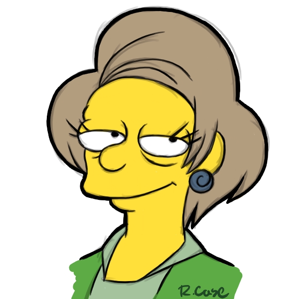 Mrs Krabappel By Rongs1234 On Deviantart 