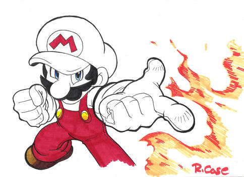 Fire Mario Printable Explore the Best Firemario Art | DeviantArt