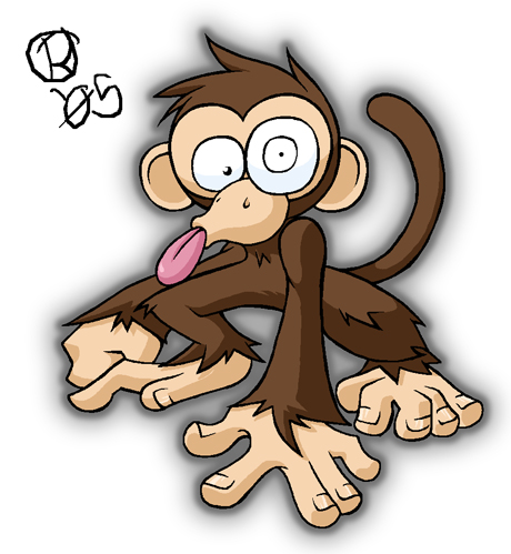 Macaco louco / Crazy Monkey by CaritNarib on DeviantArt