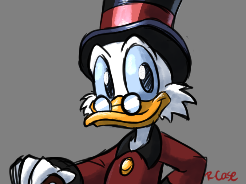 Scrooge McDuck doodle