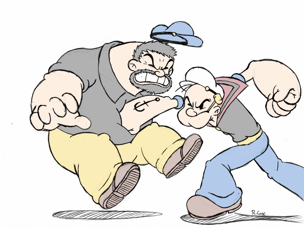 Popeye vs Bluto