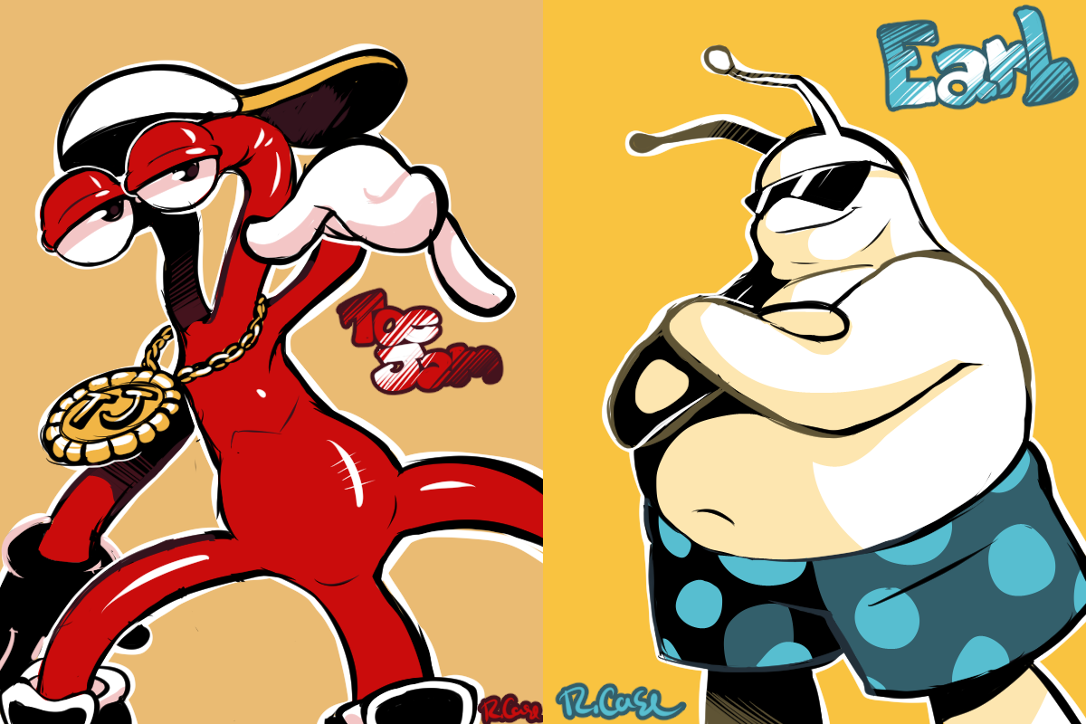 Toejam and earl by rongs1234 on DeviantArt