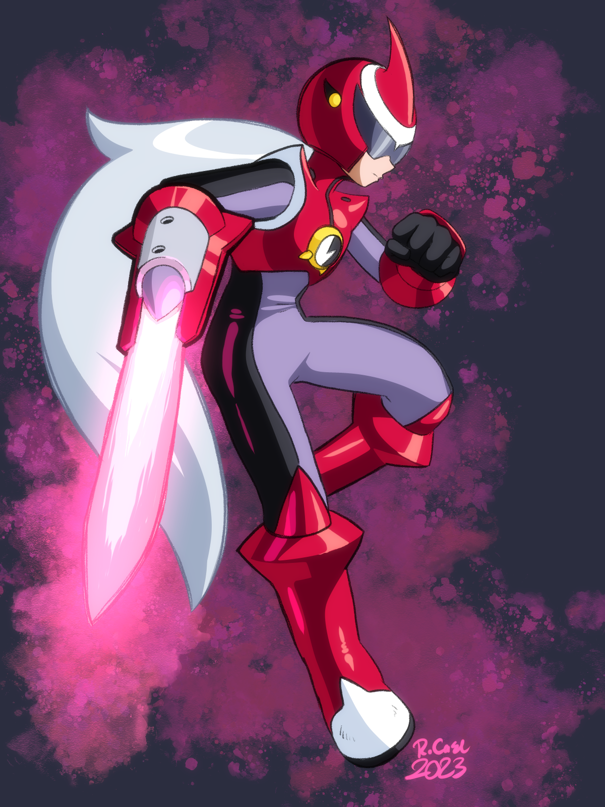 Protoman Death Protoman exe by rongs1234 on DeviantArt