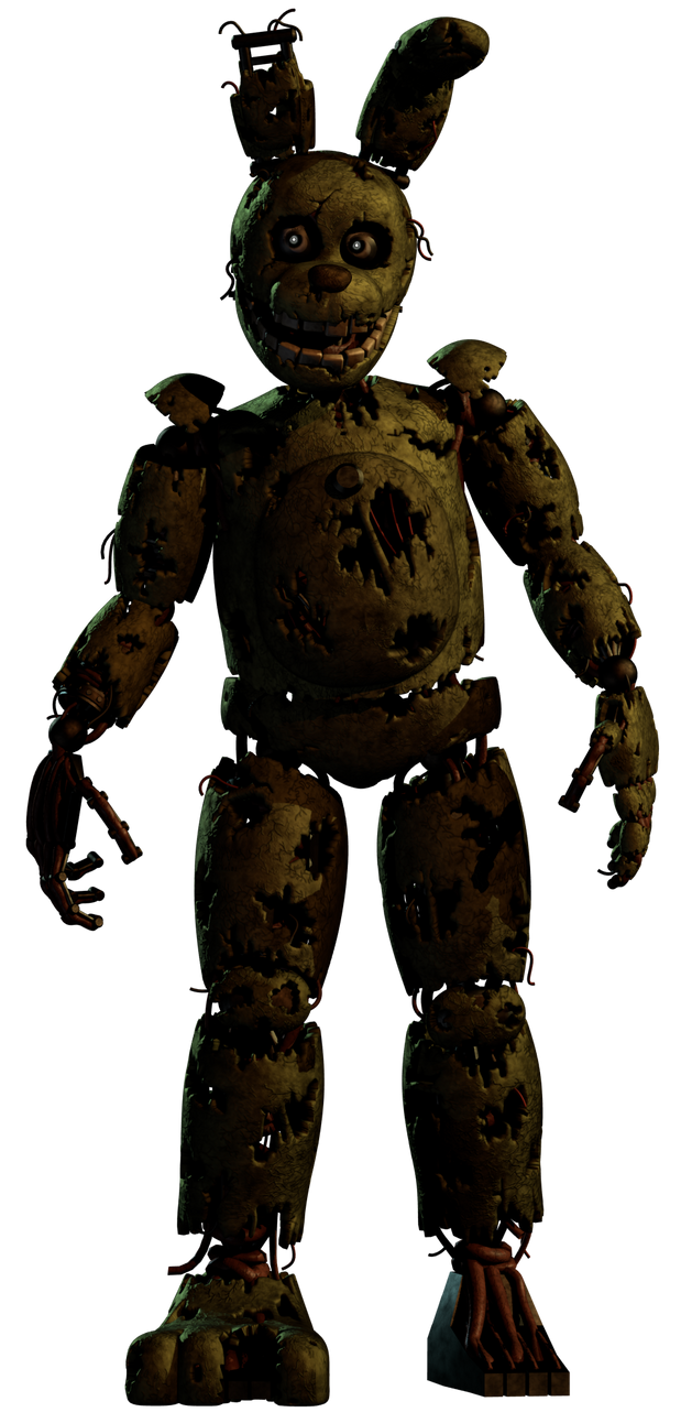 Stylized Springtrap Model by LancerSpade on DeviantArt