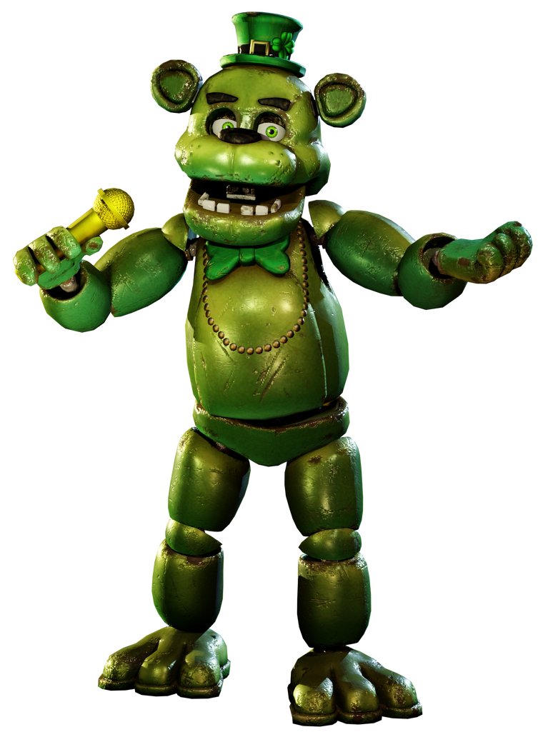 Shamrock Freddy Render by LancerSpade on DeviantArt