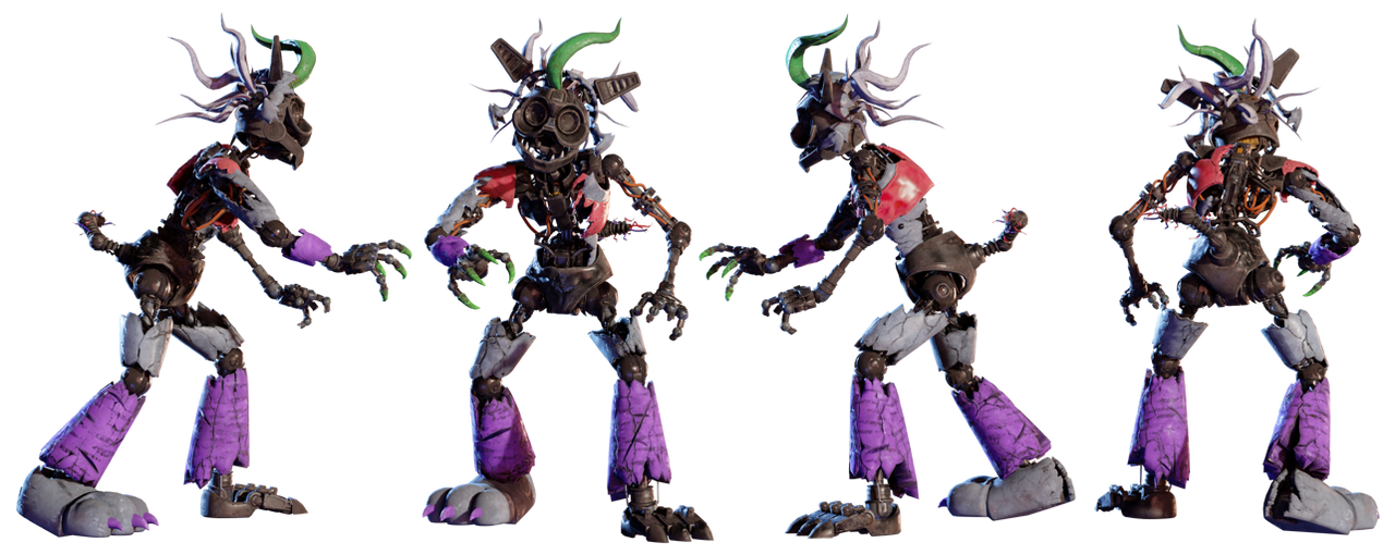 Ruined Roxy Full Body Render by LancerSpade on DeviantArt