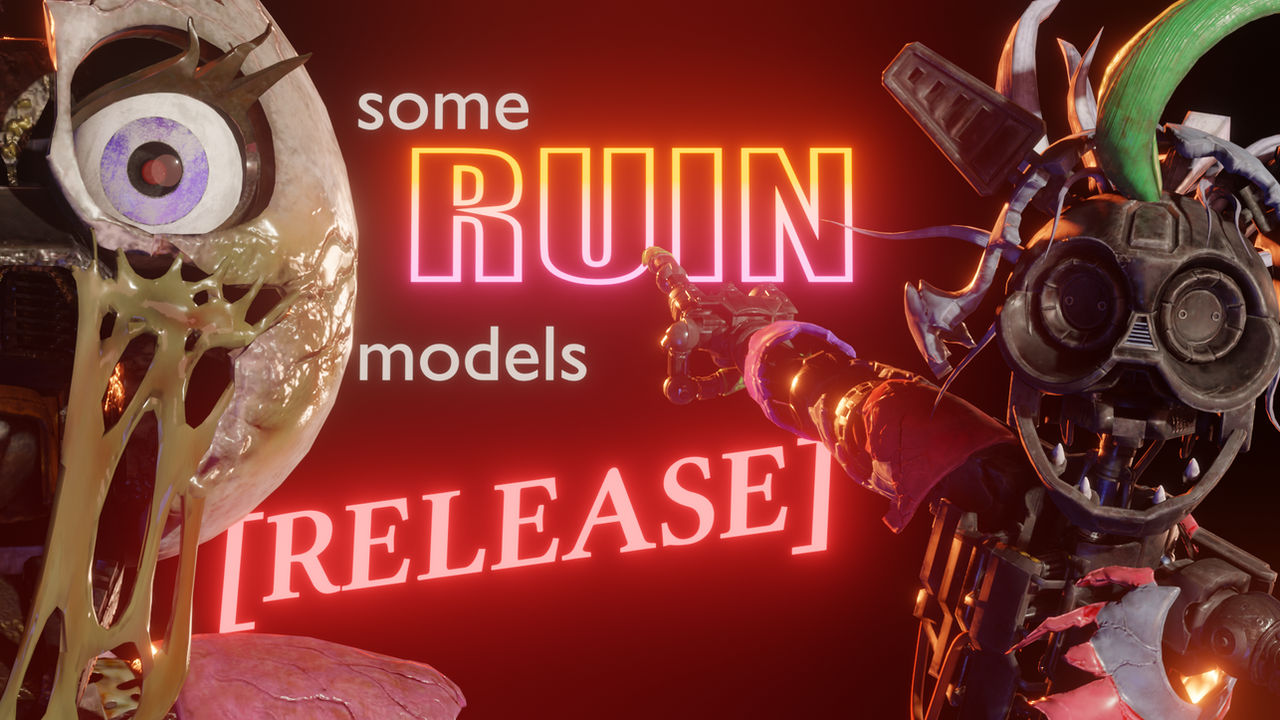 BUSTERS on X: FNAF RUIN DLC Eclipse Release!!! For BLENDER 3.5