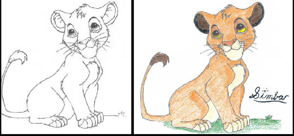 Simba: Comparison by Mitch-el on DeviantArt