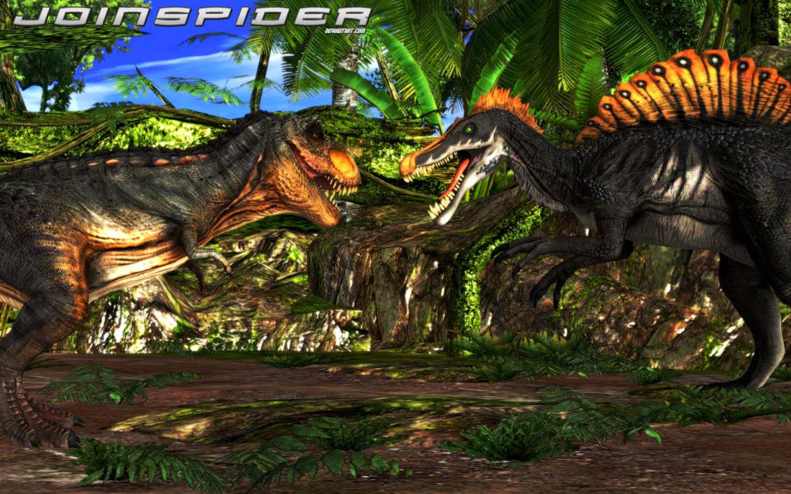 T-Rex vs Spinosaurus by JoinSpider on DeviantArt