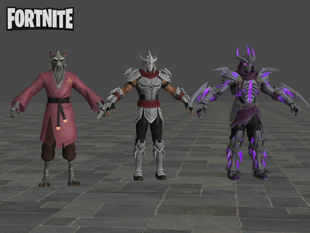 Fortnite - Master Splinter and Shredder (XPS) by JoinSpider on DeviantArt