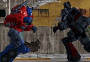 Optimus Prime vs Megatron