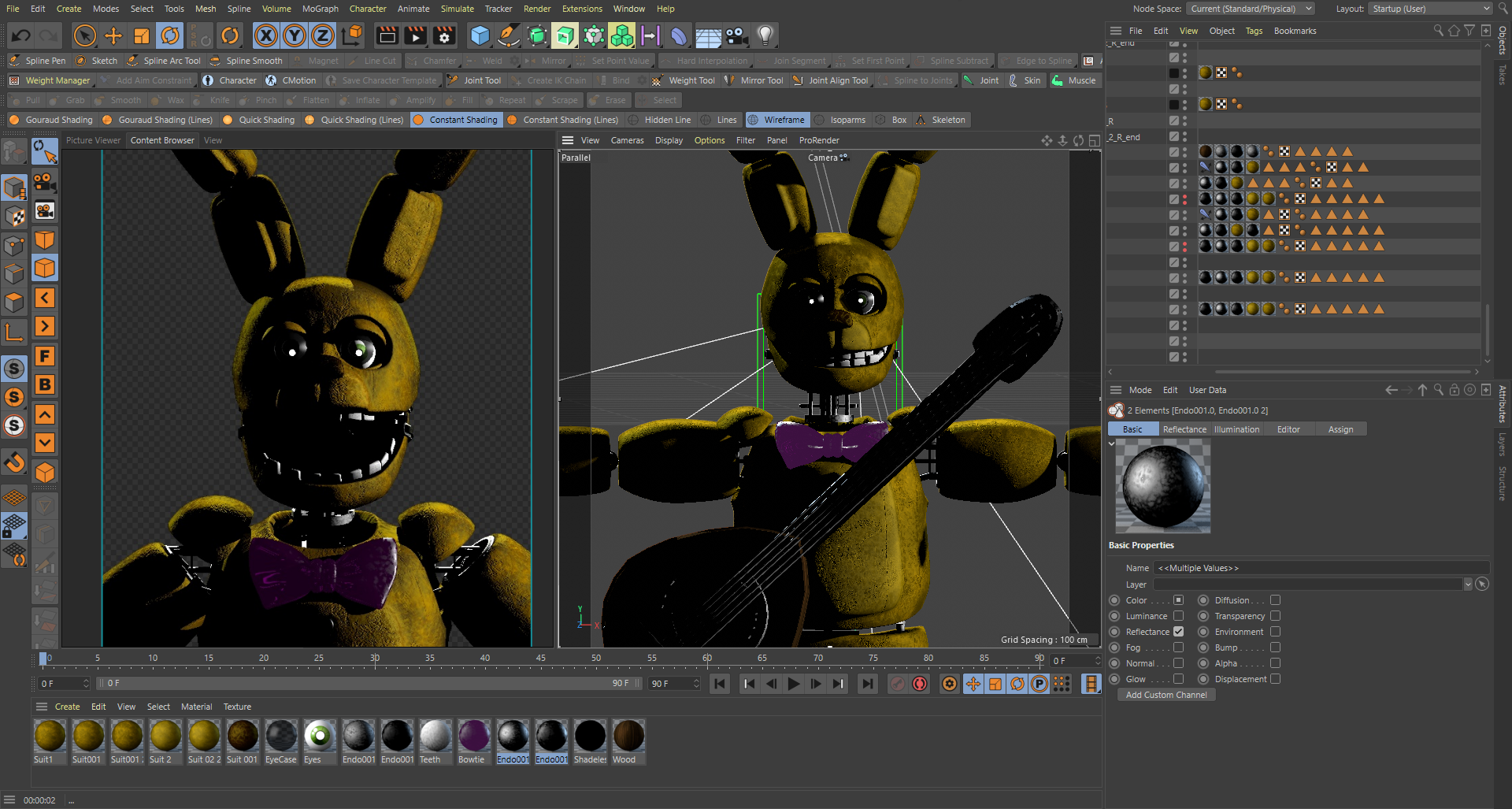 UCN Springbonnie skin by Justy-Eshy on DeviantArt