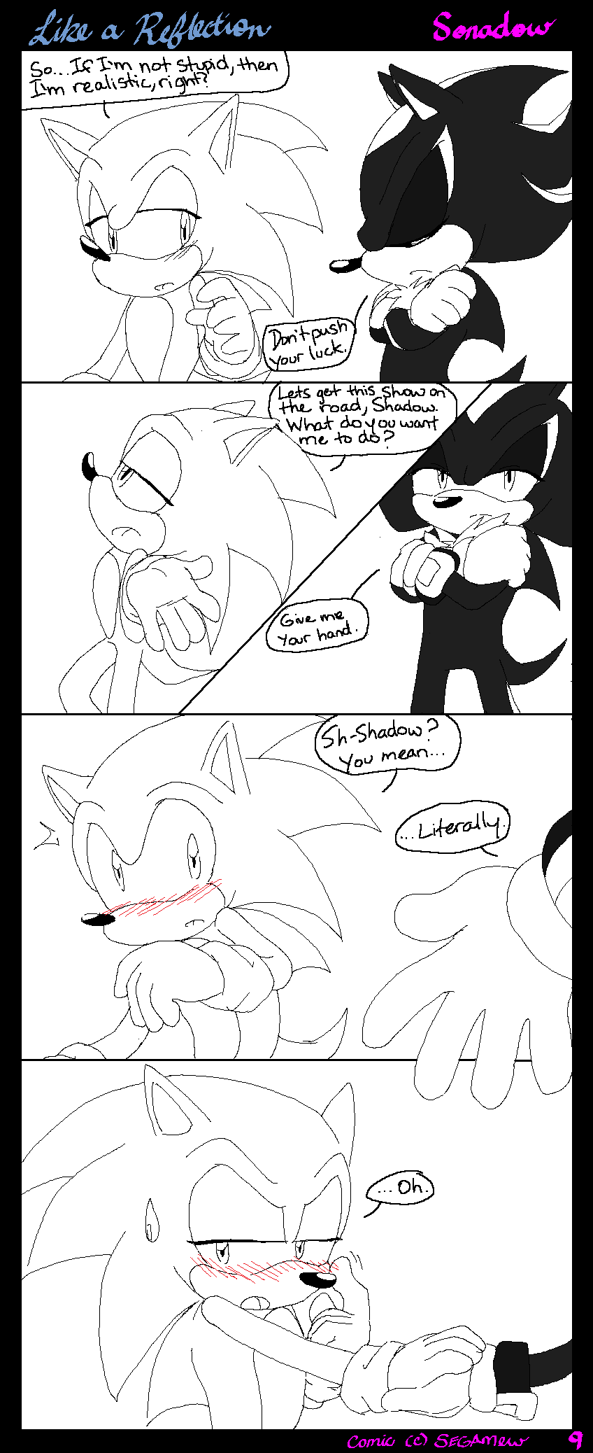 Sonadow:. Reflection Pg. 13 by SEGAMew on DeviantArt