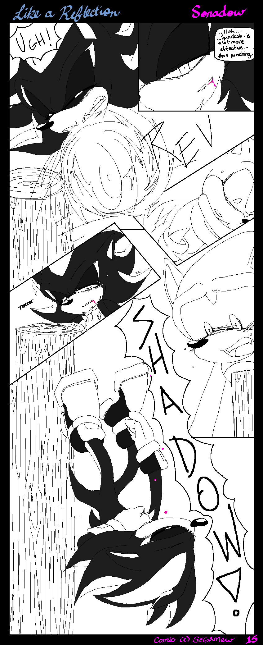 Sonadow:. Reflection Pg. 13 by SEGAMew on DeviantArt