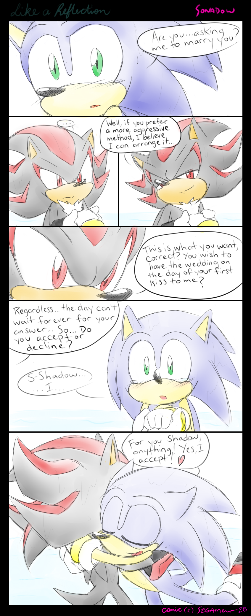 Sonadow:. Reflection Pg. 13 by SEGAMew on DeviantArt