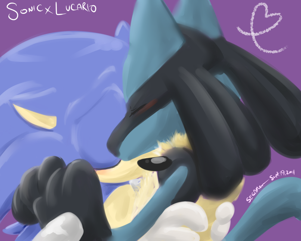 .:X-OverYaoi:. Sonic x Lucario