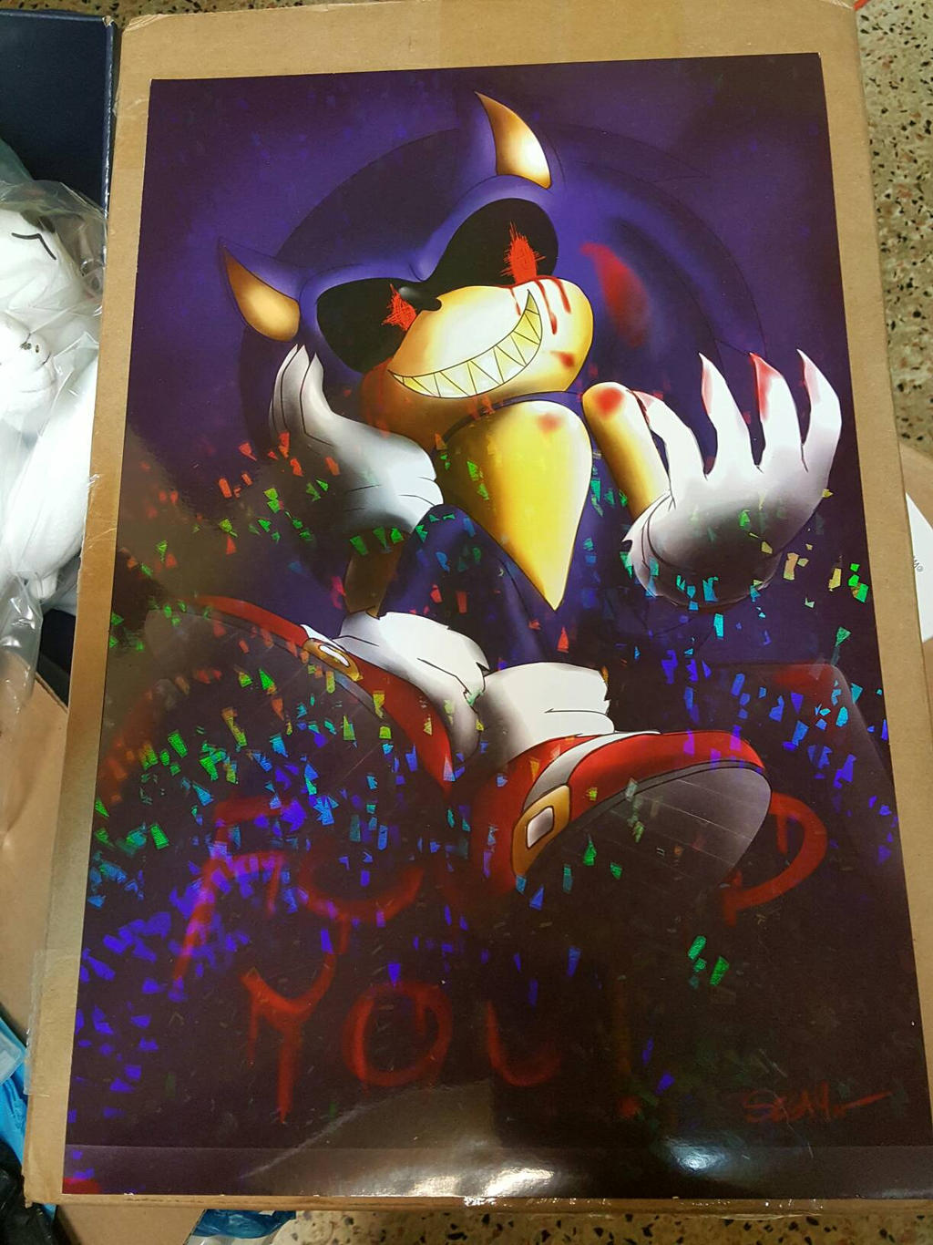 Sonic.exe FOuND YOu 11 X 17 art print by SEGAMew on DeviantArt
