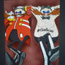 Eggman Double Sided pillowcase