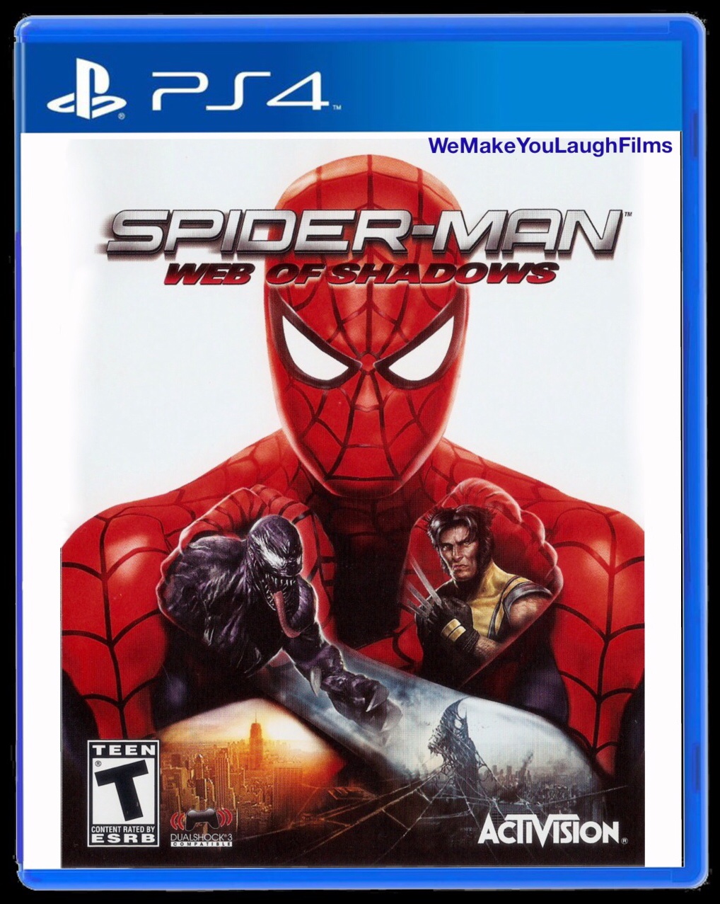 Spiderman Web Of Shadows PS4 by wemakeyoulaughfilms on DeviantArt